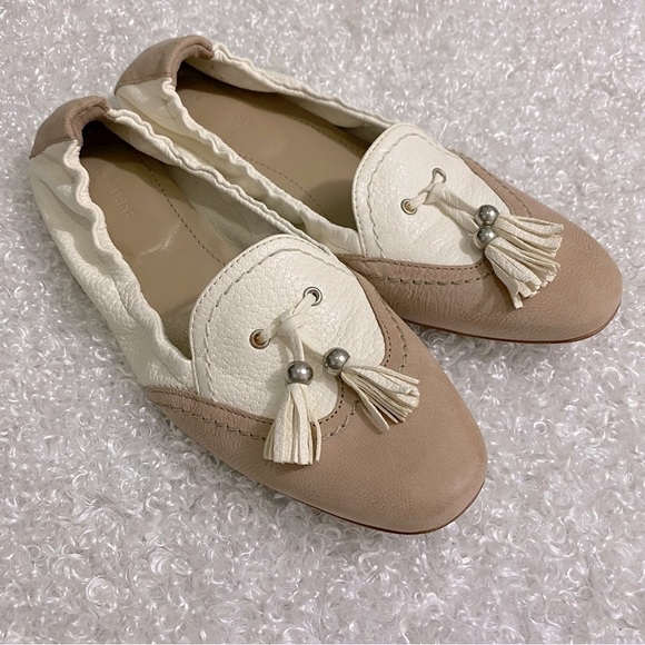 Lottusse Ladies Size 6 1/2 Leather Ballet Flats - Picture 1 of 10